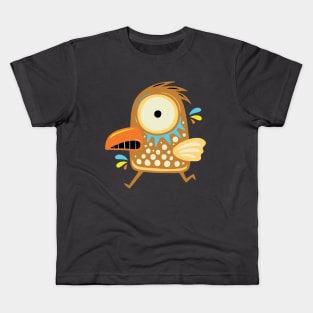 Stressed Alien Chuck Chicken Kids T-Shirt